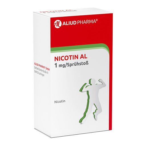 NICOTIN AL 1 mg/Sprühstoß Spray z. Anw. i. d. Mundhö.* 2 St