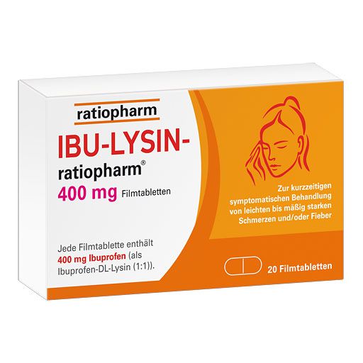 IBU-LYSIN-ratiopharm 400 mg Filmtabletten* 20 St