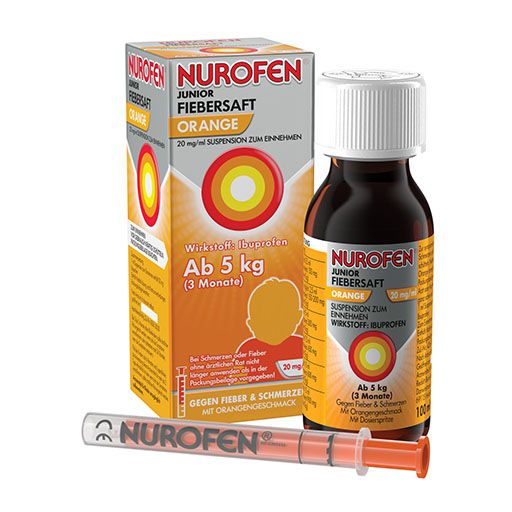 NUROFEN Junior Fiebersaft Orange 20 mg/ml* 100 ml