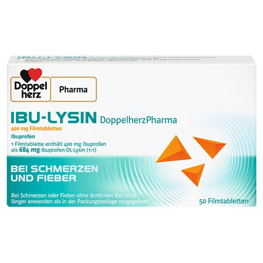 IBU-LYSIN DoppelherzPharma Filmtabletten* 50 St