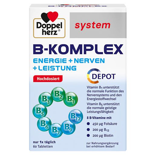 DOPPELHERZ B-Komplex system Tabletten 60 St  