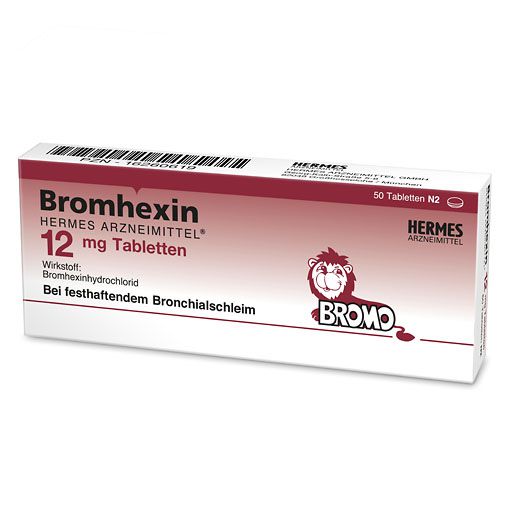 BROMHEXIN Hermes Arzneimittel 12 mg Tabletten* 50 St