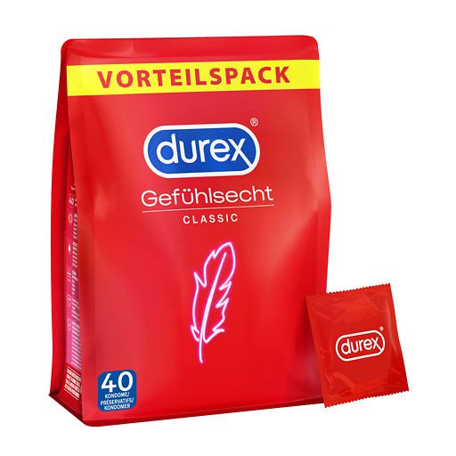 DUREX Gefühlsecht hauchzarte Kondome 40 St