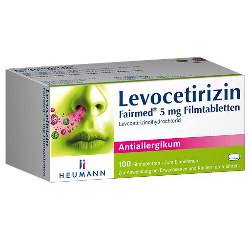 LEVOCETIRIZIN Fairmed 5 mg Filmtabletten* 100 St