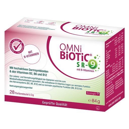 OMNI BiOTiC SR-9 mit B-Vitaminen Pulver Beutel 28 St  