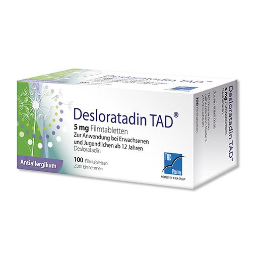 DESLORATADIN TAD 5 mg Filmtabletten* 100 St