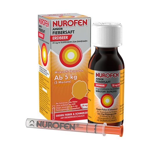NUROFEN Junior Fiebersaft Erdbeer 20 mg/ml* 100 ml