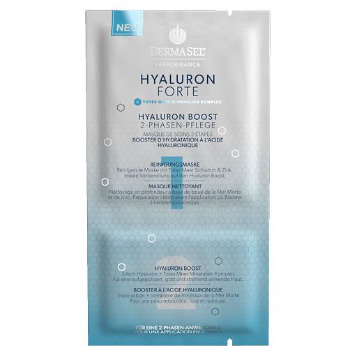 DERMASEL Performance Hyaluron Boost 2-Phasen-Maske 1 St