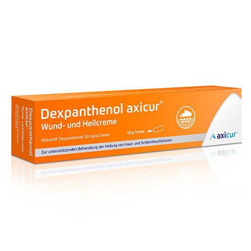 DEXPANTHENOL axicur Wund- und Heilcreme 50 mg/g* 50 g