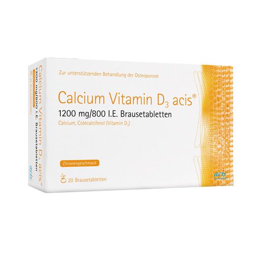 CALCIUM VITAMIN D3 acis 1200 mg/800 I. E. Br.-Tabl.* 100 St