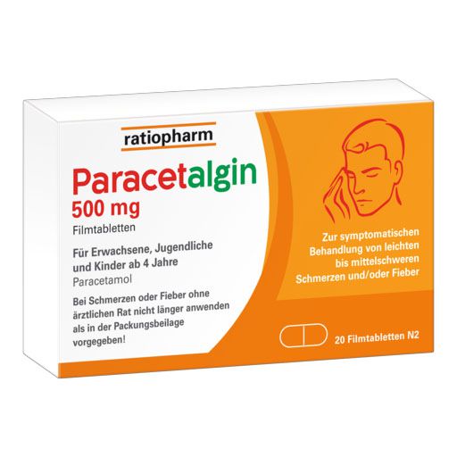 PARACETALGIN 500 mg Filmtabletten* 20 St