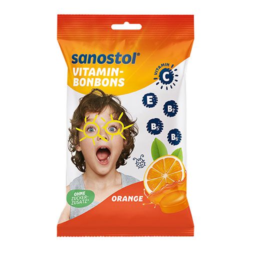 SANOSTOL Vitamin-Bonbons Orange 15 St  