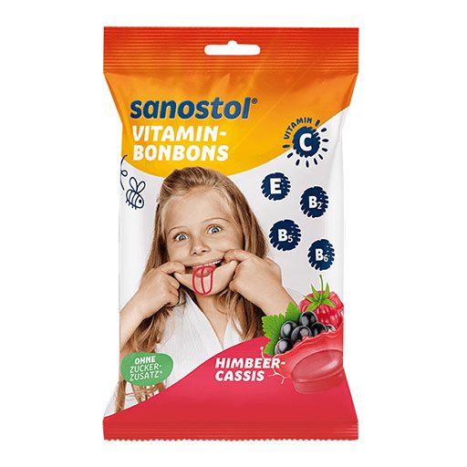 SANOSTOL Vitamin-Bonbons Himbeer-Cassis 15 St  