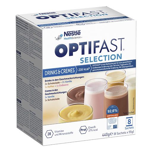 OPTIFAST Selection Drinks & Cremes Pulver 8x55 g