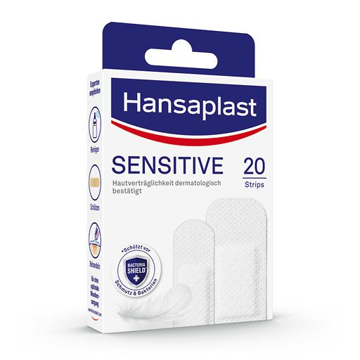 HANSAPLAST Sensitive Pflast. hypoallergen Strips 20 St