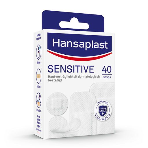HANSAPLAST Sensitive Pflast. hypoallergen Strips 40 St