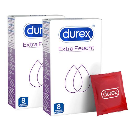 DUREX extra feucht Kondome Doppelpack 2x8 St