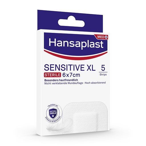 HANSAPLAST Sensitive Wundverband steril 6x7 cm 5 St