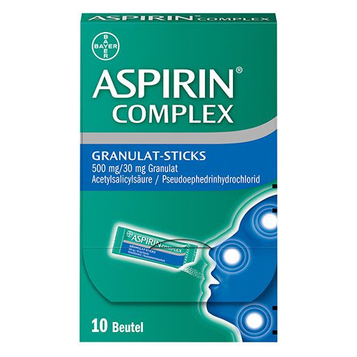 ASPIRIN Complex Granulat-Sticks 500 mg/30 mg Gran.* 10 St
