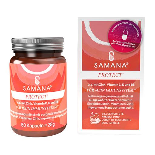 SAMANA PROTECT 9in1 Kapseln mit Bakterienkultur 60 St