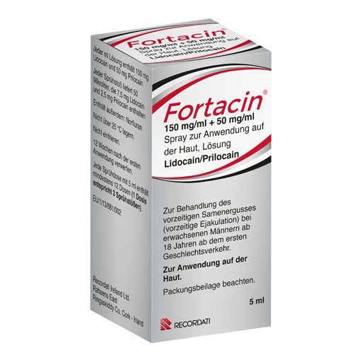 FORTACIN 150 mg/ml + 50 mg/ml Spray z. Anw. a. Haut* 5 ml