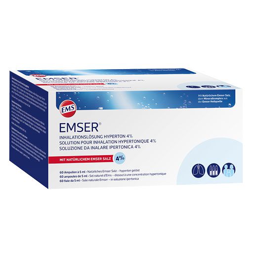 EMSER Inhalationslösung hyperton 4% 60x5 ml