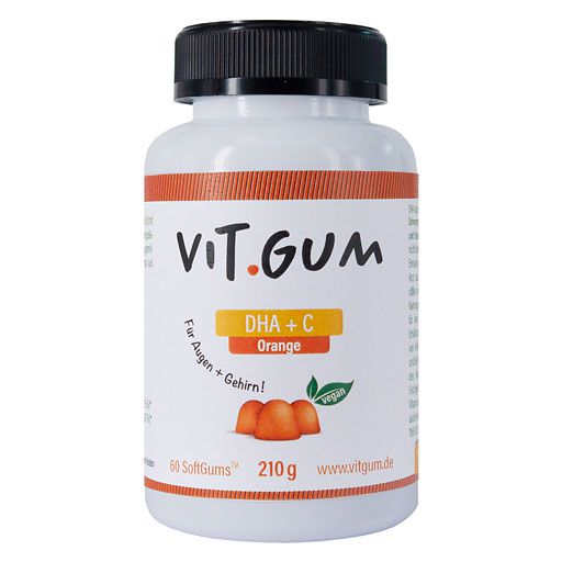 VITGUM DHA+Vitamin C Vanille-Orange SoftGums 60 St  