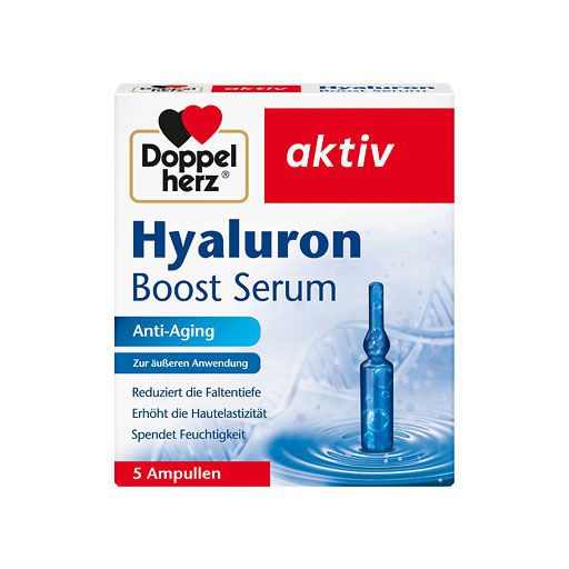DOPPELHERZ Hyaluron Boost Serum Ampullen 5 St