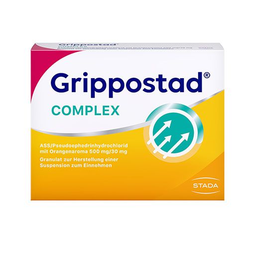 GRIPPOSTAD Complex ASS/Pseudoeph. 500/30 mg Orange