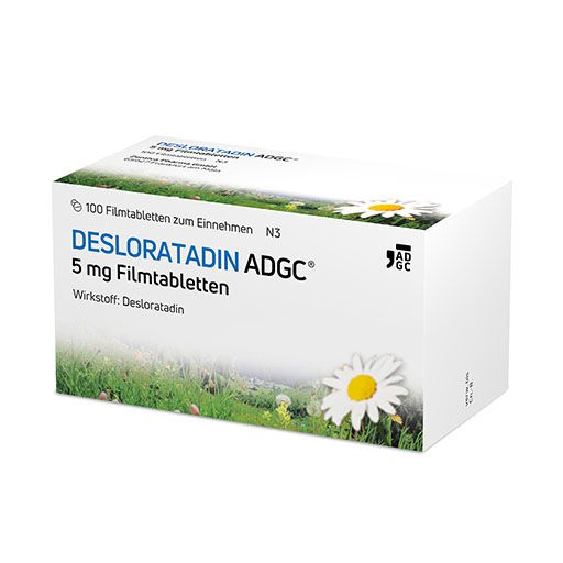 DESLORATADIN ADGC 5 mg Filmtabletten* 100 St