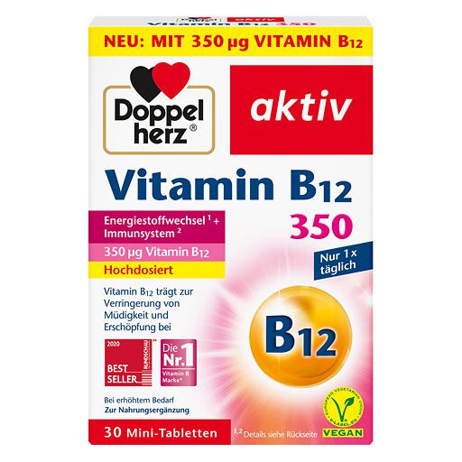 DOPPELHERZ Vitamin B12 350 Tabletten 30 St  