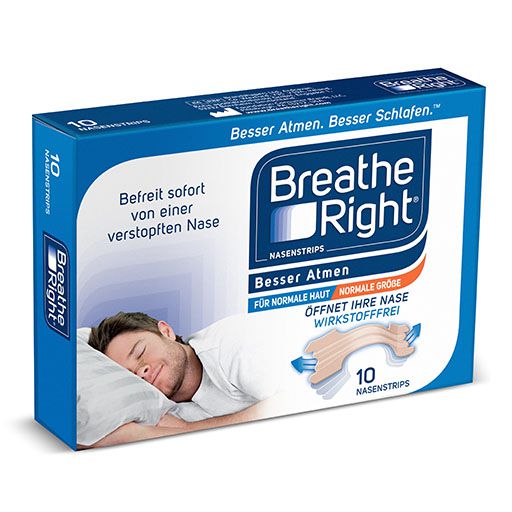 BESSER Atmen Breathe Right Nasenpfl. normal beige 10 St