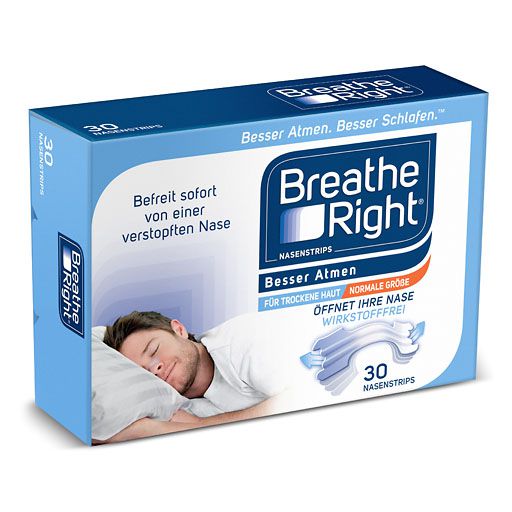 BESSER Atmen Breathe Right Nasenpfl. normal transp. 30 St