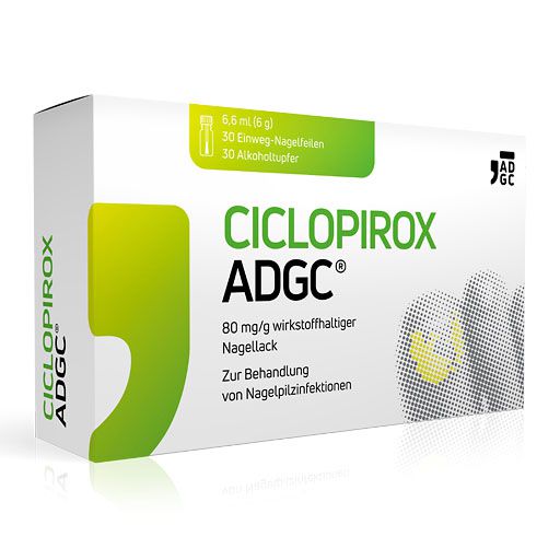CICLOPIROX ADGC 80 mg/g wirkstoffhalt. Nagellack