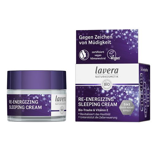 LAVERA Re-Energizing Sleeping Cream dt 50 ml