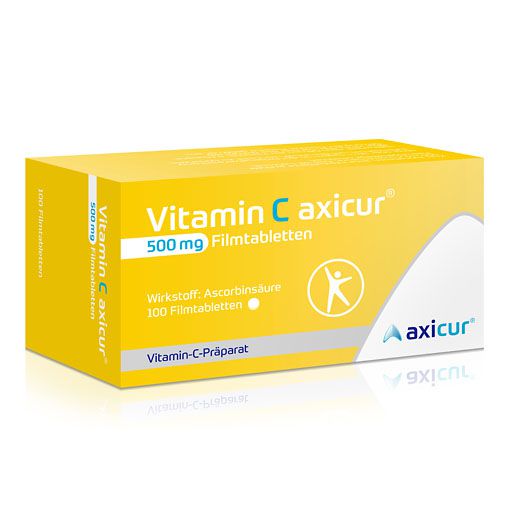 VITAMIN C AXICUR 500 mg Filmtabletten* 100 St