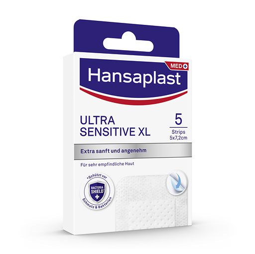 HANSAPLAST Ultra Sensitive Wundverband 5x7,2 cm XL 5 St
