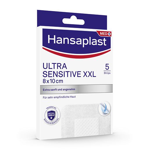 HANSAPLAST Ultra Sensitive Wundverband 8x10 cm XXL 5 St