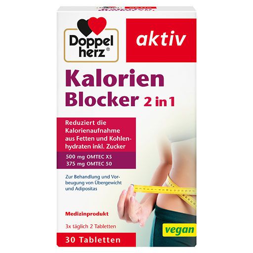 DOPPELHERZ Kalorien Blocker 2in1 Tabletten 30 St