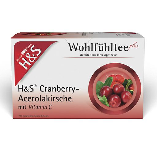 H&S Cranberry-Acerolakirsche mit Vitamin C Fbtl. 20x2,8 g