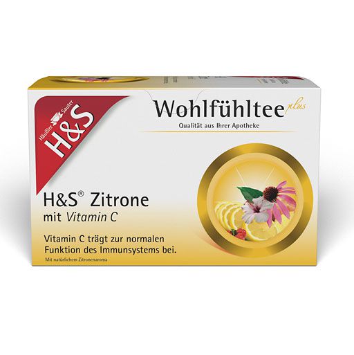 H&S Zitrone mit Vitamin C Filterbeutel 20x2,5 g