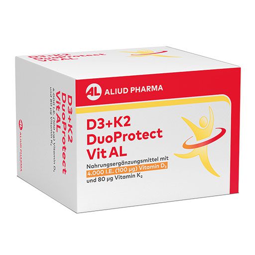 D3+K2 DuoProtect Vit AL 4000 I. E./80 μg Kapseln 90 St