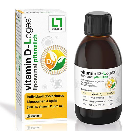 VITAMIN D-LOGES liposomal pflanzlich 200 ml