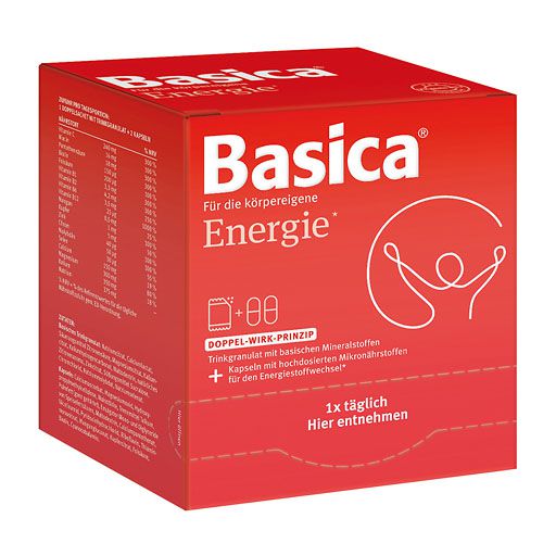 BASICA Energie Trinkgranulat+Kapseln f.30 Tage Kpg 30 St  