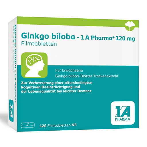 GINKGO BILOBA-1A Pharma 120 mg Filmtabletten* 120 St