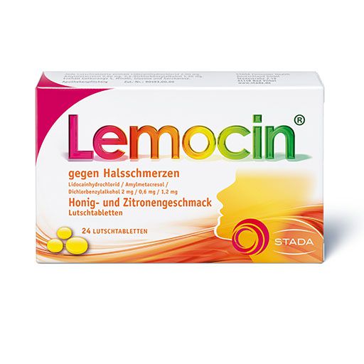 LEMOCIN gegen Halsschmerzen Honig-u. Zitroneng. Lut.* 24 St