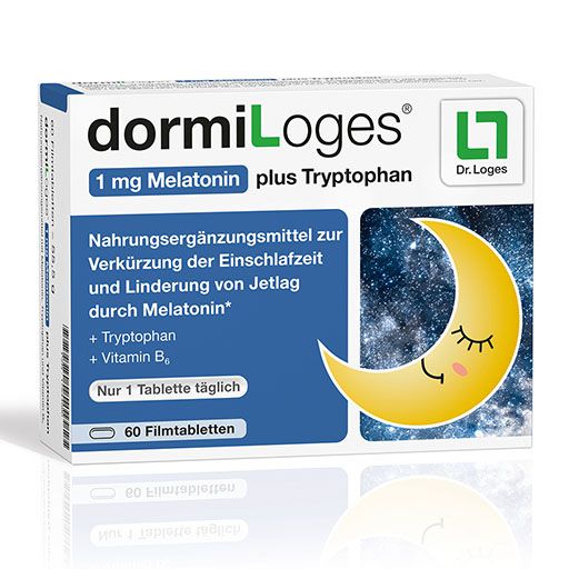 DORMILOGES Melatonin plus Tryptophan Filmtabletten 60 St  