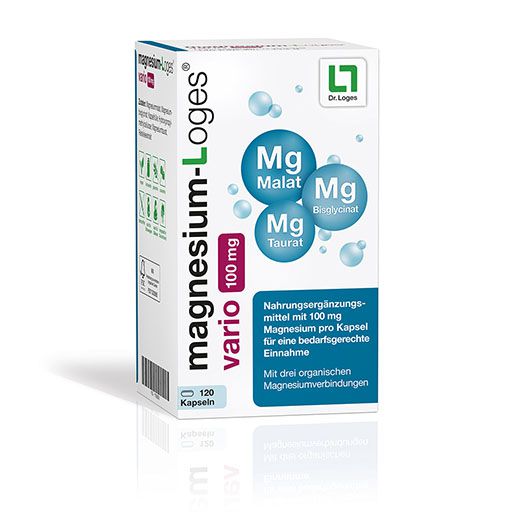 MAGNESIUM-LOGES vario 100 mg Kapseln 120 St  