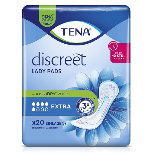 TENA LADY Discreet Inkontinenz Einlagen extra 12x20 St