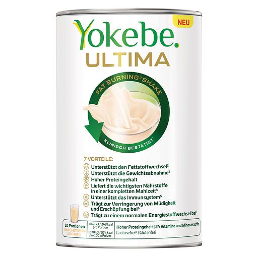 YOKEBE Ultima Fat Burning Shake Pulver 400 g